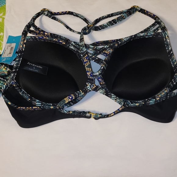 Ambrielle Swimwear Strappy Pushup Bikini - Picture 3 of 4